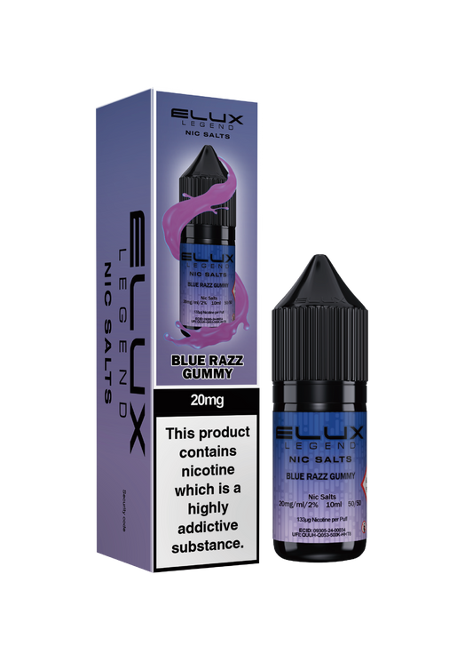 ELUX Legends Blue Razz Gummy 10/20MG