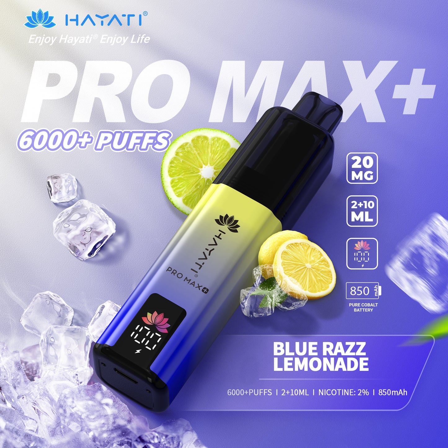 HAYATI Pro Max Plus Blue Razz Lemonade Kit